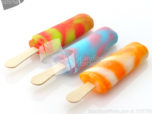 Image of colorful ice cream pops