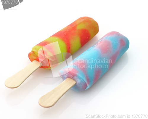 Image of colorful ice cream pops