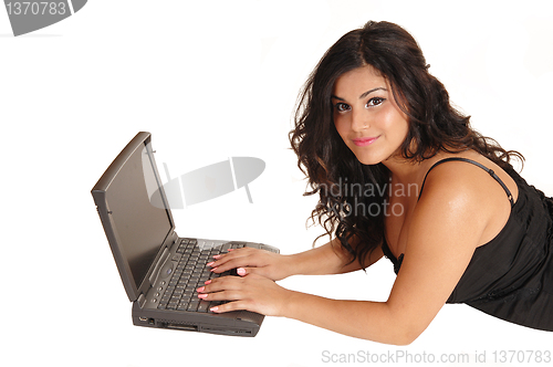 Image of Girl with laptop.