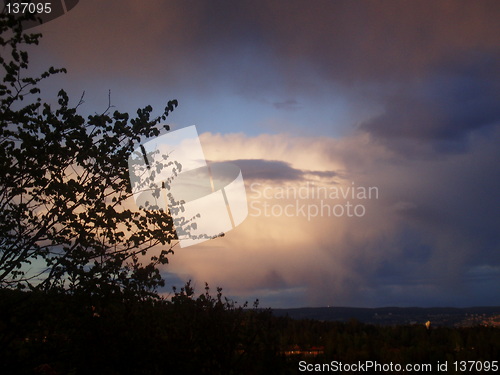 Image of Clouds in the evening