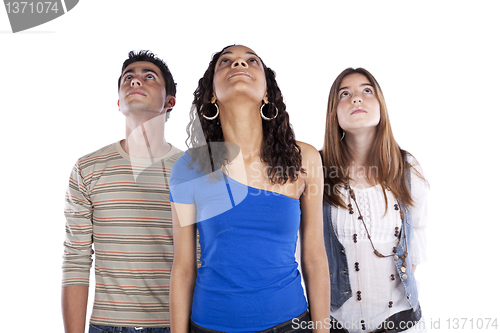 Image of Three teenagers friends