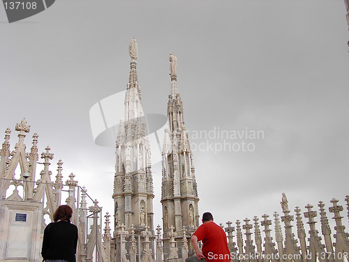 Image of On the roof of the church