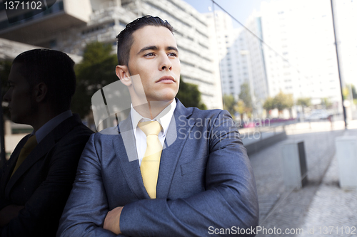 Image of Confident young businessman
