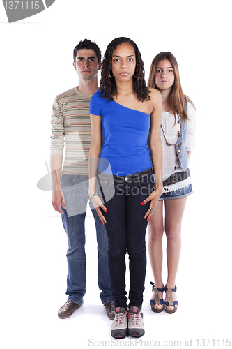 Image of Three teenagers friends