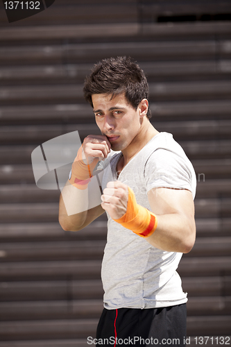 Image of Kick boxing athlete