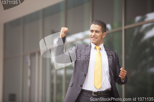 Image of Successful young businessman