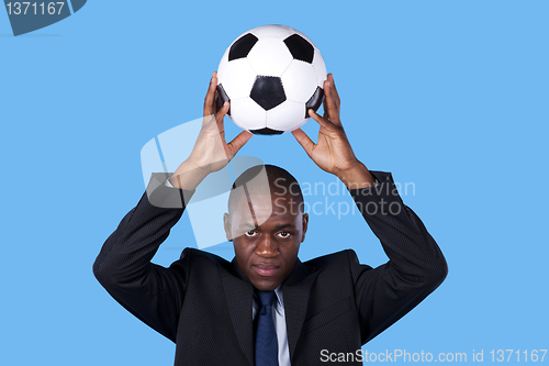 Image of African soccer fan