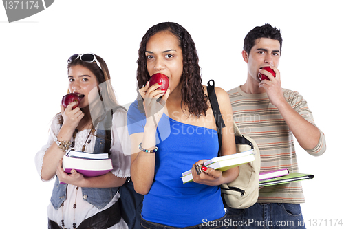 Image of Three teenage students