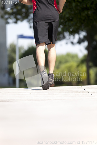 Image of Running athlete