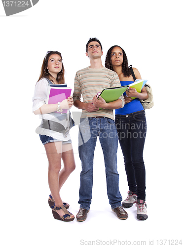 Image of Three teenage students