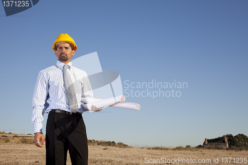 Image of Engineer at the construction site