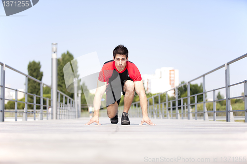 Image of Running athlete