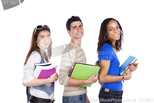 Image of Three teenage students