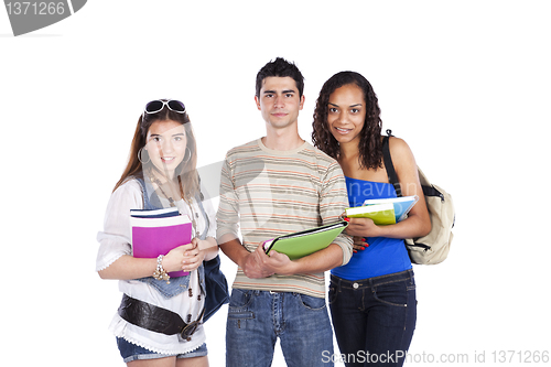 Image of Three teenage students