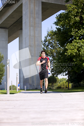 Image of Running athlete