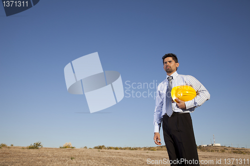 Image of Engineer at the construction site