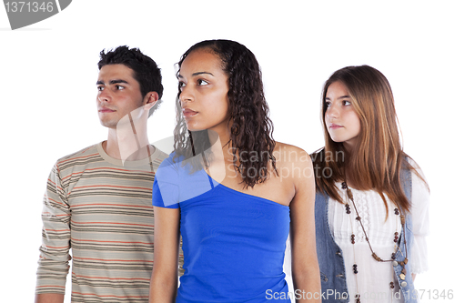 Image of Three teenagers friends