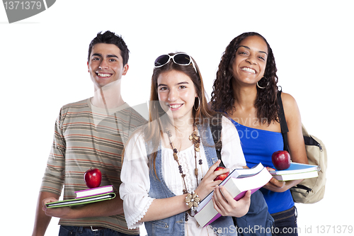 Image of Three teenage students