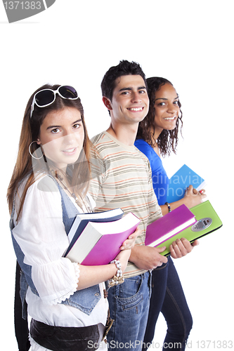 Image of Three teenage students