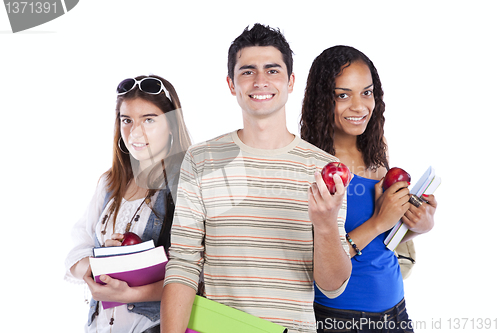 Image of Three teenage studens