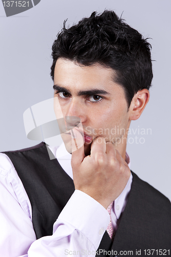 Image of Sensual handsome young man