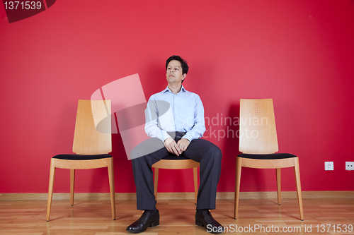 Image of Businessman relaxing