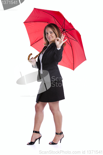 Image of Insurance businesswoman