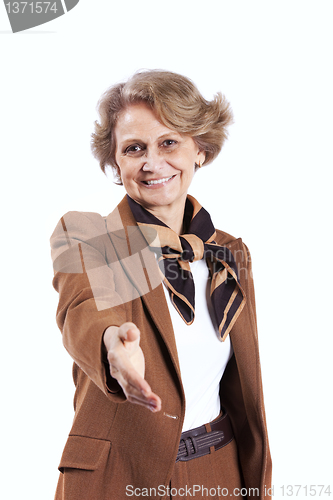 Image of Beautiful senior woman