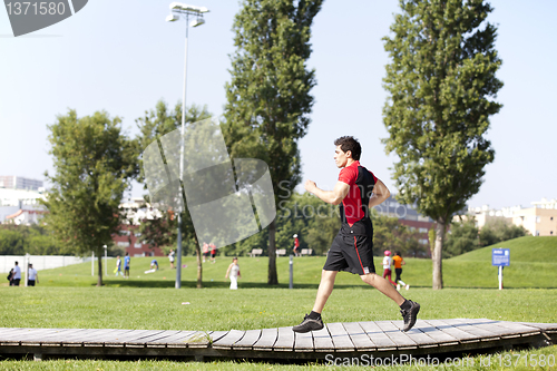 Image of Running athlete