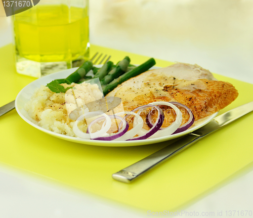 Image of turkey dinner