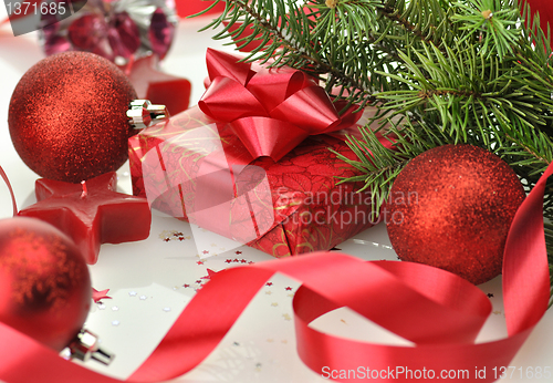 Image of christmas composition