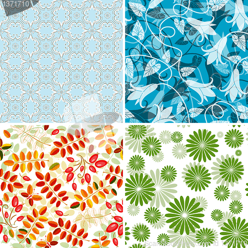 Image of Set seamless patterns