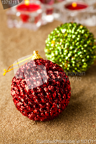 Image of Christmas baubles