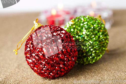 Image of Christmas baubles