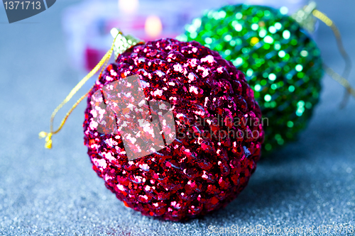 Image of Christmas baubles