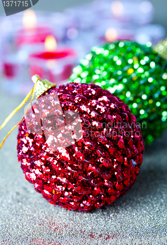 Image of Christmas baubles