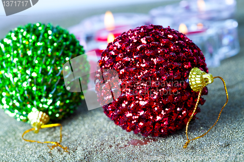 Image of Christmas baubles