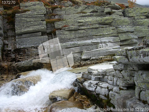 Image of Waterfall, Rondane Norway