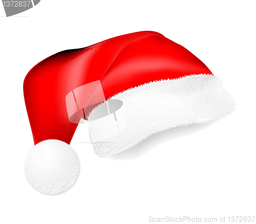 Image of Red Santa Claus hat