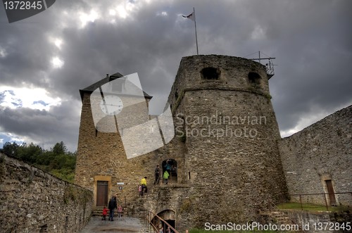 Image of Bouillon  medieval castle in belgium