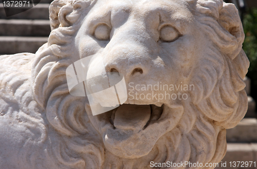Image of Medieval Lion Statue