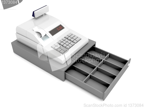 Image of Cash register without money
