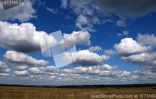 Image of Low clouds landscape