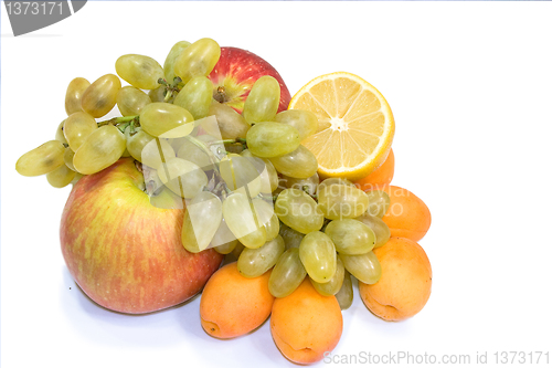 Image of Colorful fresh group of  fruits