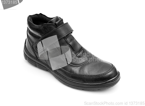 Image of Black man's boot 