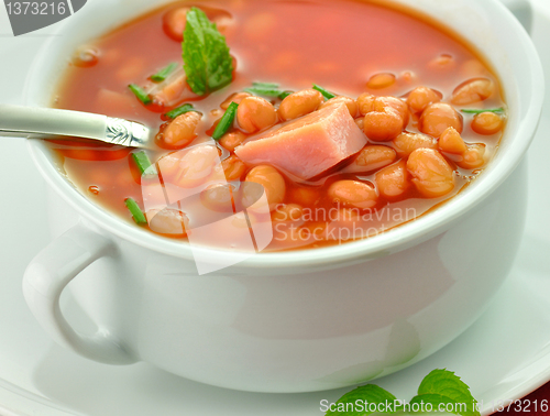 Image of white bean soup