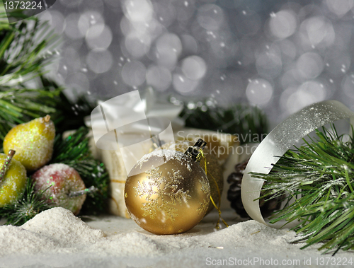 Image of christmas composition
