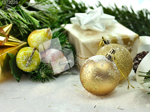 Image of christmas decorations