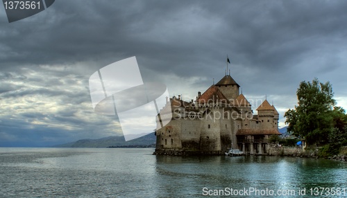 Image of Chateau de Chillon in switzerland   