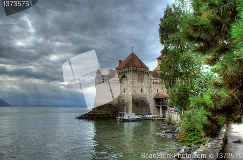 Image of Chateau de Chillon in switzerland   